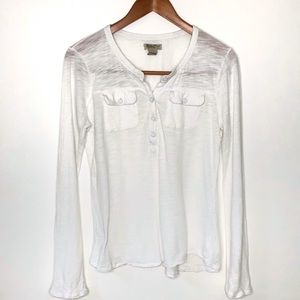 Lucky Brand Burnout Long Sleeve Tee